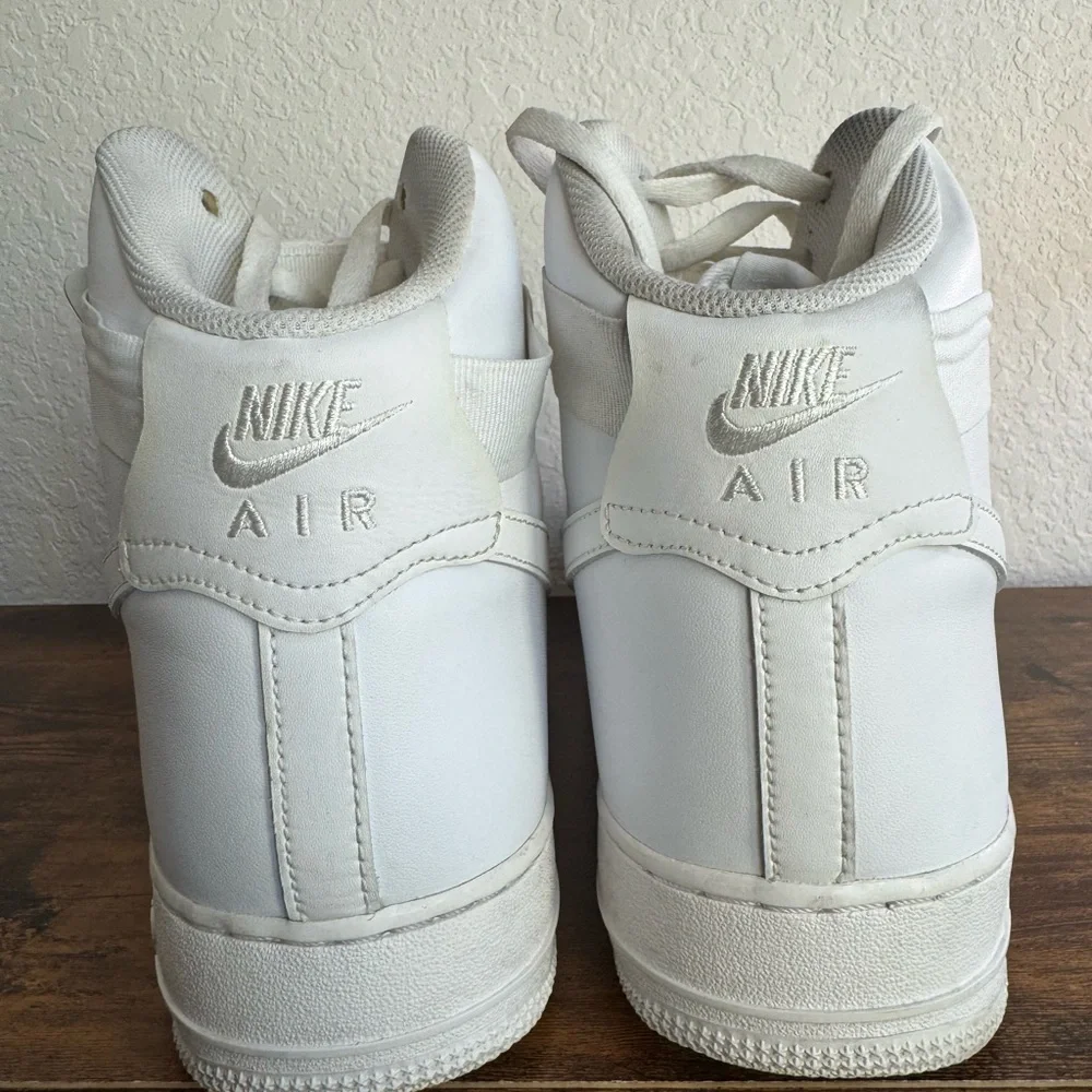 Nike Air Force 1 High '07 White Sneaker Casual Shoes Men's SZ 15 - Picture 3 of 16